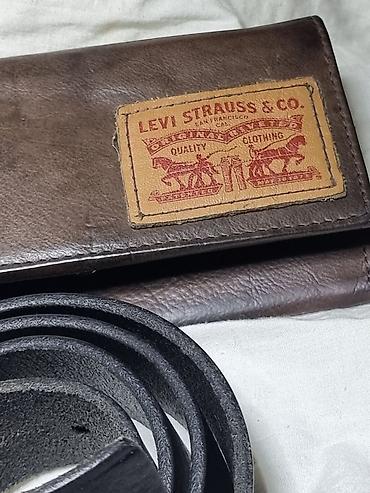 jea: ПАРТМОНЕ, РЕМЕНЬ Levi’s из натуральной кожи. 100 %. Совсем новый — 3