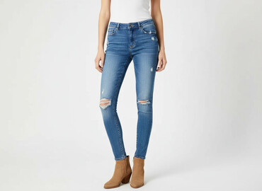 Jeansy: Skinny, Jeansy damskie, rozmiar XS