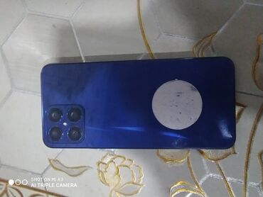 телефон за 200 манат: Honor X8b, 128 ГБ, цвет - Голубой, Битый, Сенсорный, Отпечаток пальца