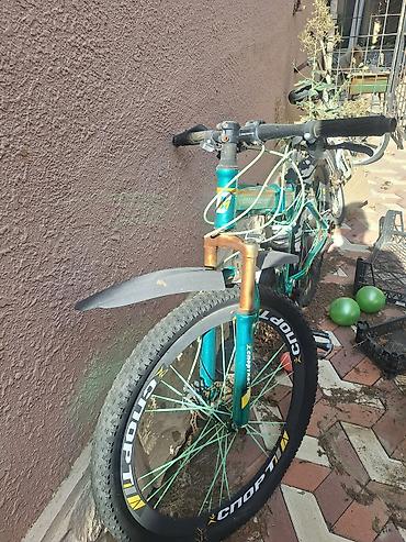 scooter elektrikli oturaklı: Dağ velosipedi – yaşıl/turkuaz rəng, 26" təkərlər Xüsusiyyətlər: - — 2