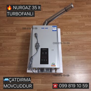 пятиминутка газовая купить в баку: NURGAZ 35 lt turbofanlı qazla işləyən axın tipli su qızdırıcısı