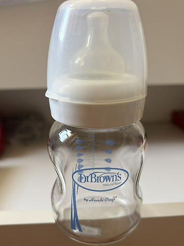 Uşaqlar üçün digər mallar: Dr. Brown’s Natural Flow şüşə uşaq butulkası - Həcm: 150 ml (5 oz) — 1