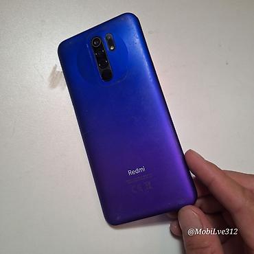 Техника и электроника: Redmi, Redmi 9, Б/у, 64 ГБ, цвет - Фиолетовый, 2 SIM — 2