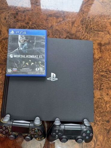 купить ps 4 slim: Sony PlayStation 4 Pro Черного цвета подарок 2 оригинал джостика и