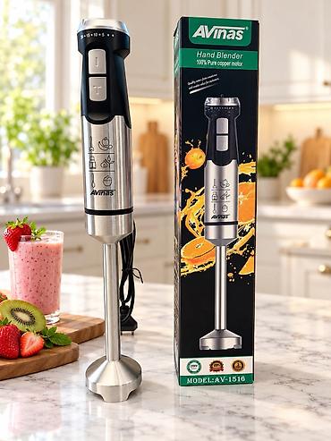 2000W Güclü Əl Blender ✅ 2000W güc ✅ 4 bıçaqlı sistem ✅ 2 sürət