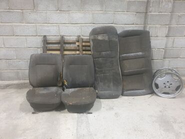 мебель б: Комплект сидений, Велюр, Volkswagen 1992 г., Б/у, Оригинал