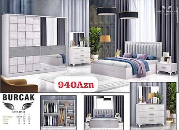 Yataq otağı dəstləri: İkinəfərlik çarpayı, Dolab, Termo, Tumba, Yeni — 13