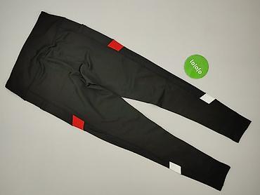 czarne dresy: Legginsy Sportowe damskie, rozmiar L — 3