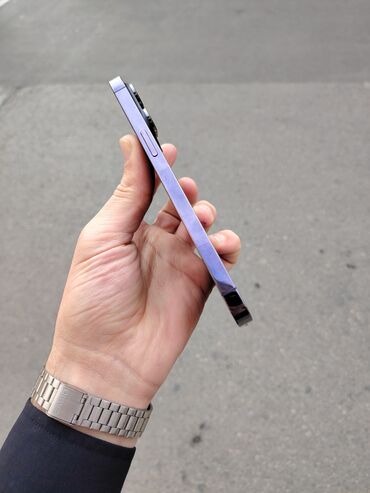 Apple iPhone: IPhone 14 Pro Max, 128 GB, Deep Purple, Zəmanət, Simsiz şarj, Face ID — 4