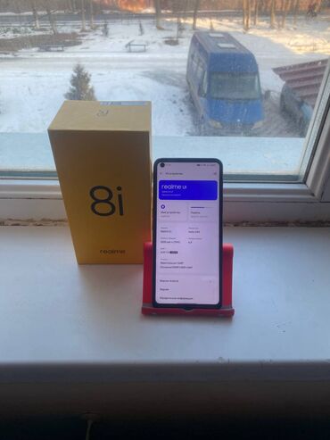 реалми нот 50: Realme 8i, Б/у, 64 ГБ, цвет - Черный, 1 SIM, 2 SIM