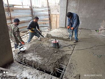 Beton işləri: Beton kesme kəsmə karotçu - Beton kəsmə deşmə və daşınması - Beton — 6