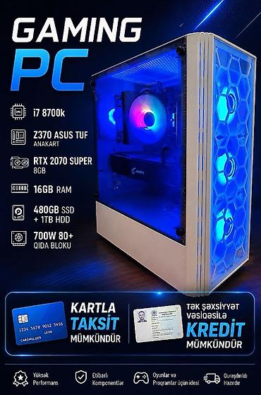16 e: Gaming PC – yüksək performanslı konfiqurasiya - Prosessor: Intel Core — 1