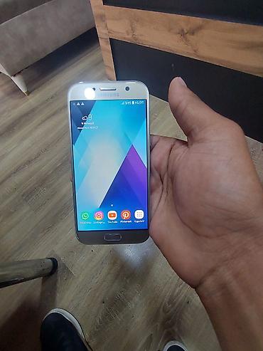 macbook 2017: Samsung Galaxy A3 2017, 16 GB, rəng - Qızılı, Barmaq izi — 1