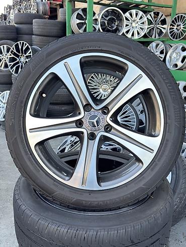 Mercedes-Benz orijinal yüngül lehimli disk + Bridgestone Turanza