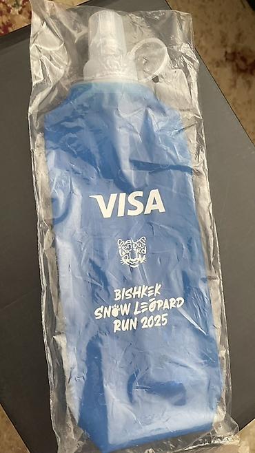 бутылка воды: Складная спортивная бутылка для воды с логотипом VISA и эмблемой — 1