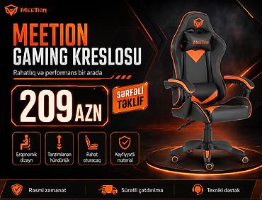 🎮 **MEETION GAMING KRESLOSU – SƏRFƏLİ TƏKLİF!** Oyun oynayarkən lalafo.az -da 🎮 **MEETION GAMING KRESLOSU – SƏRFƏLİ TƏKLİF!** Oyun oynayarkən