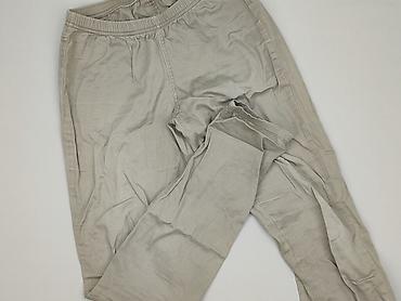 dresowe: Soft Grey, Spodnie materiałowe damskie, rozmiar S — 1