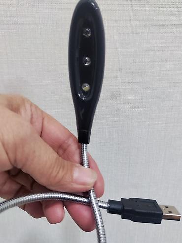 Үй жана бакча: Гибкая USB-лампа с 3 светодиодами - Питание: USB-A (подключение к — 6