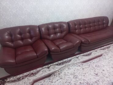 раскладной диван бу: Раскладной диван, Б/у, Тройка, Экокожа