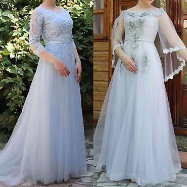 Вечерние платья: Вечернее платье, А-силуэт, Длинная модель, Без рукавов, Стандарт — 12