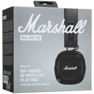 Наушники: Накладные, Marshall, Новый, Беспроводные (Bluetooth), Классические