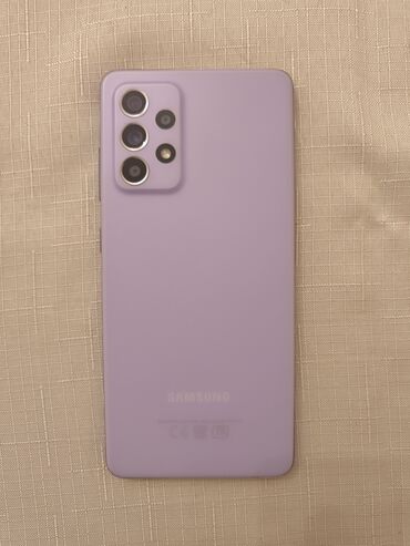 samsung s32: Samsung Galaxy A52, 128 GB, rəng - Bənövşəyi, Sensor, Barmaq izi, İki sim kartlı