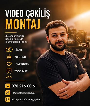 Video çəkiliş: Peşəkar video çəkiliş və montaj xidməti Xüsusi anlarınızı yüksək — 1