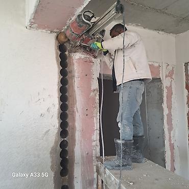 Beton işləri: Beton, asfalt və təbii daş səthlərin kəsilməsi xidməti - Benzinlə — 5