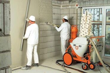 строительства и отделочных работ: Штукатурка стен, Шпаклевка стен Больше 6 лет опыта