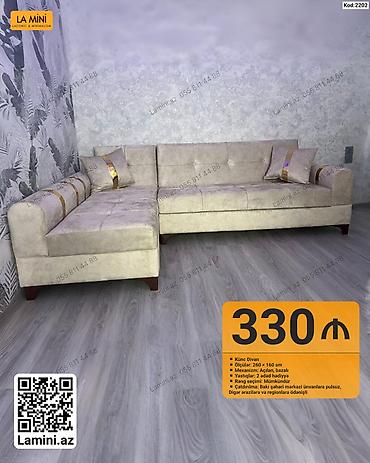 Ev və bağ: Künc divan – La Mini - Ölçülər: 260 × 160 sm - Mexanizm: açılan — 1