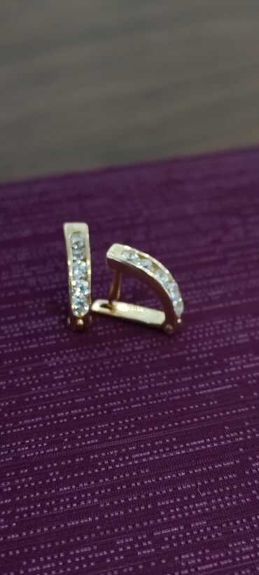 Sırğalar: Sırğa, Sarı qızıl, 585 Əyar, 143 g — 4