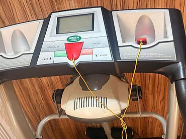 qaçış qurğusu: GREEN HILL qaçış trenajoru - Elektron konsol: LCD ekran; sürət, vaxt — 2
