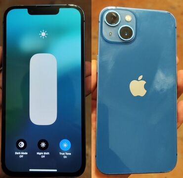 Apple iPhone: IPhone 13, 128 GB, Blue Titanium, Zəmanət, Face ID, Sənədlərlə