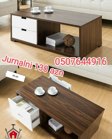 Masalar: Jurnal masası, Yeni, Açılmayan, Laminat, Dördbucaq masa — 2