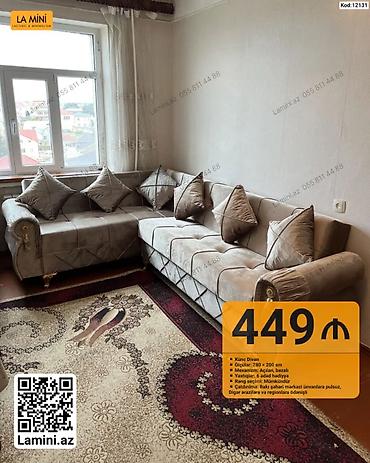 generator az: Künc divan – La Mini - Ölçülər: 280 × 200 sm - Mexanizm: açılan — 1