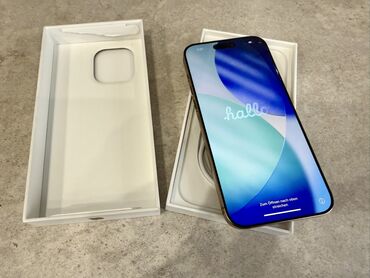 телефоны нот 8: IPhone 16 Pro Max, Б/у, 256 ГБ, Desert Titanium, Коробка, 100 %