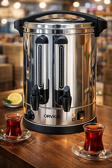 maca cayı: Samovar 2 lülekli samovar 30 lt hecmde nerj materialdan — 1