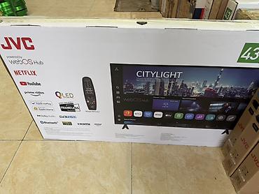 qled: JVC 43" Smart TV – webOS Hub ilə - Ekran: 43 düym, QLED panel — 2