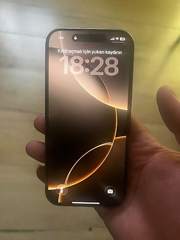 IPhone 16 Pro, 256 GB, Gümüşü, Face ID