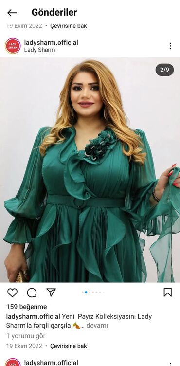 Ziyafət donları: Ziyafət donu,Lady sharmdan alınıb,bir dəfə geyilib42razmerdir — 6