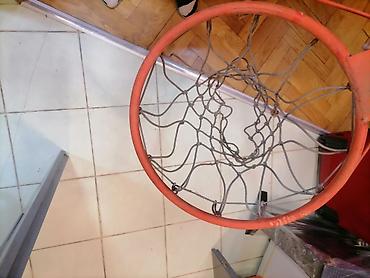 Ostali proizvodi za sport i razonodu: Koš Obruč sa mrežicom kao nov je
 Mirjevo — 6