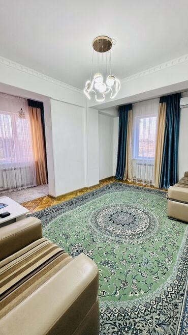 бокомбаева исанова: 2 комнаты, 58 м², Элитка, 5 этаж, Евроремонт