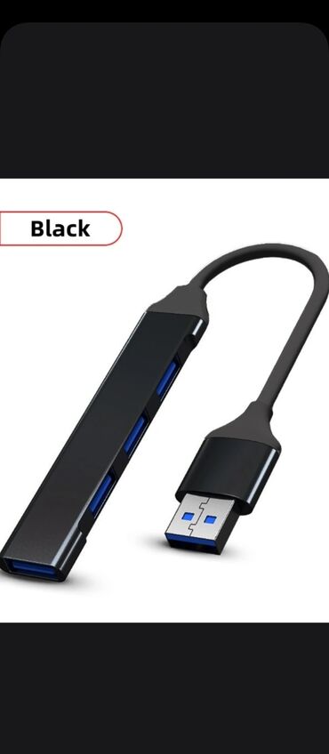 diz üstü komputerlər: 4 girisli USB kabel. 1x usb3 - 3x usb2