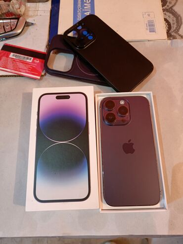 xiaomi 14 pro qiymet: IPhone 14 Pro, 128 GB, Deep Purple, Simsiz şarj, Face ID