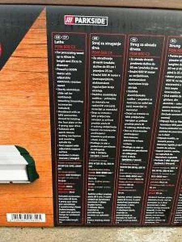Ostali električni alati: Parkside strug za drvo PDM 600 C3 – 600 W - Električni strug za drvo — 18