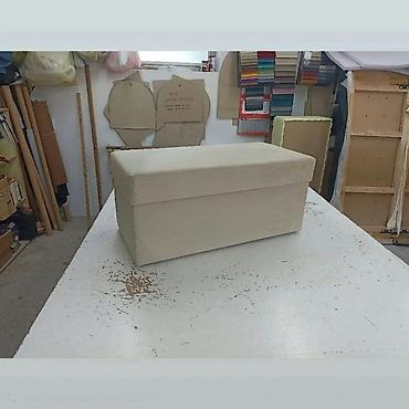 lidl namestaj: Tapacirana klupa/sanduk sa poklopcem Dimenzije: 90x45x40cm - — 6