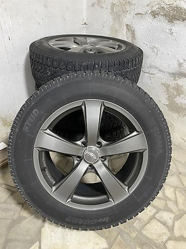 Колеса в сборе 225 / 65 / R 18, Зима, Б/у, Комплект, Литые, отверстий - 5
