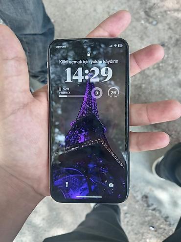 Mobil telefonlar: IPhone X, Gümüşü, Face ID — 7