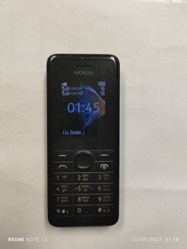 010 sim nomreler: Nokia 500, rəng - Qara, Düyməli