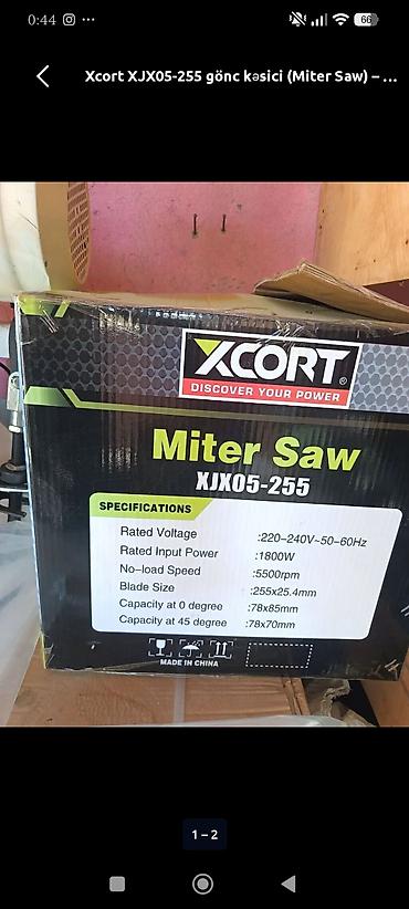 en ucuz lazer metre: XCORT XJX05-255 gönc kəsici (Miter Saw) Texniki xüsusiyyətlər: - — 1
